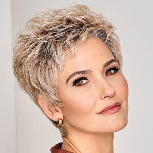 RAQUEL WELCH STRAIGHT CHIC (PETITE/AVERAGE) in RL6/8 Dark Chocolate - Picture 3 of 8